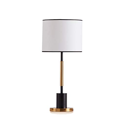 Simple lámpara de mesa de estilo americano Negro Oro consecutivo lámpara de mesa, diseñador de moda de lujo Villa Porche lámpara de mesa dormitorio de la lámpara