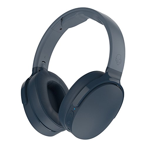 Skullcandy Hesh 3 Over-Ear Bluetooth, Auriculares Inalámbricos, con Micrófono y Batería de Carga Rápida con 22h de Duración, Almohadillas de Espuma Viscoelástica para Más Confort, Azul