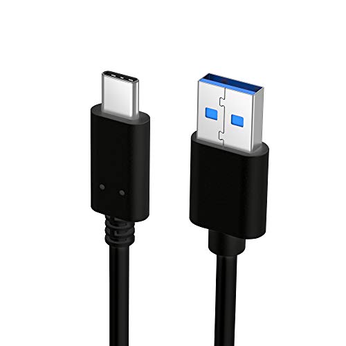 Slabo Cable de Carga USB Tipo C para Samsung Galaxy A21s | A31 | A11 | M11 Cable de sincronización del conexión Datos - Negro