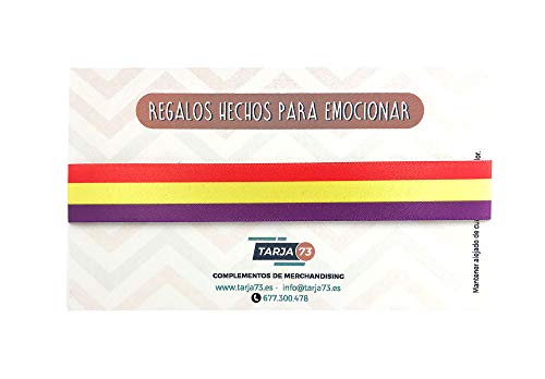 Tarja73 | Pulseras de tela con la Bandera de la 2ª República Española | Regalo Original | Bandera republicana