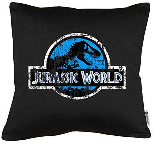 TShirt-People Jurassic World Distressed Logo Cojín con relleno 40 x 40 cm