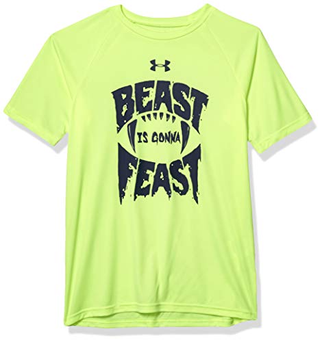 Under Armour Tech Beast Gonna Feast - Camiseta de Manga Corta para niño, diseño de Rayos X (786)/Tinta Azul, Talla XL