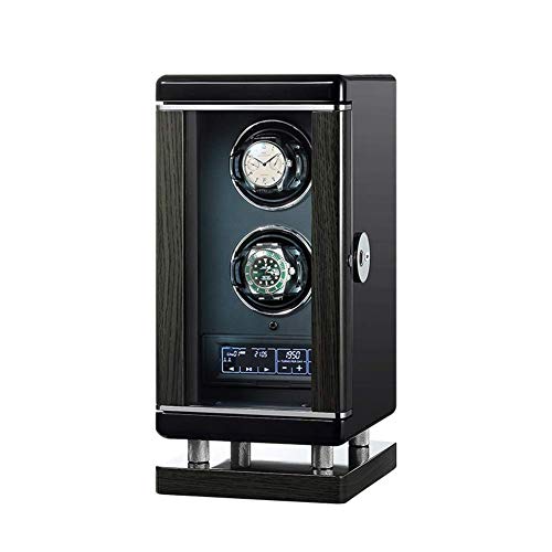 YLJYJ Caja de Reloj Caja enrolladora automática de Reloj, Pantalla táctil LCD, Motor silencioso y Adaptador de CA, Caja de presentación de Almacenamiento de