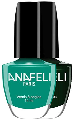 Ana Paris – Esmalte de uñas 2 unidades x 14 ml – I Love Green (102 verde menta, 105 verde abeto)