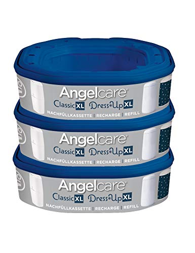 Angelcare Recarga para cubo de pañales Dress-Up y Classic XL, tamaño: 3 unidades