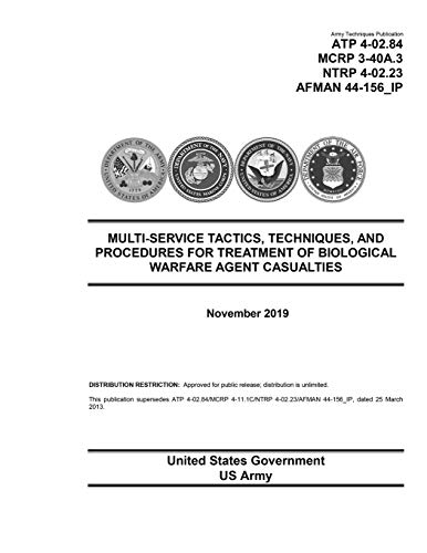 Army Techniques Publication ATP 4-02.84 MCRP 3-40A.3 NTRP 4-02.23 AFMAN 44-156_IP Multi-Service Tactics, Techniques, and Procedures for Treatment of Biological Warfare Agent Casualties November 2019