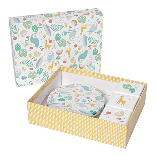 Baby Art Kit de Regalo para Bebe- La Caja de los Recuerdos- Masilla de Recuerdo de Huella Personalizable