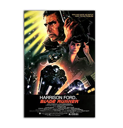 BaikalGallery Poster Blade Runner (1982) TAMAÑO 60X90CM (F0093) –Impresión en Papel Fotográfico Gramaje 250gr - Laminado en Acabado Satinado