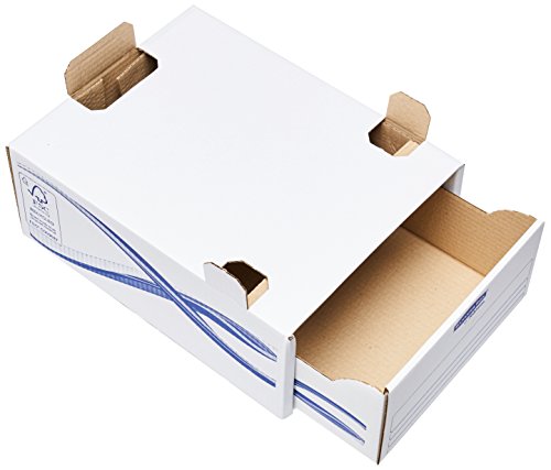 Bankers Box 4461104 - Caja de cartón, formato A4, color azul