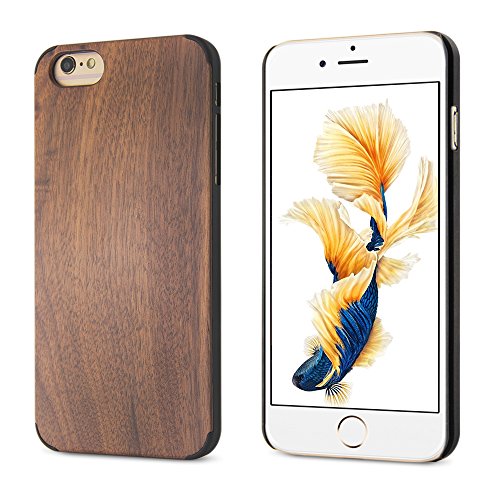 BELK Artisan Master Series - Carcasa para iPhone 6 Plus/iPhone 6S Plus (5,5 pulgadas), madera dura y policarbonato híbrido, madera dura, carcasa fina de madera para Apple iPhone 6 Plus y iPhone 6S Plus (5,5 pulgadas), color cedro