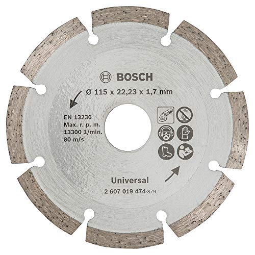 Bosch 2607019474 - Disco de diamante para materiales de construcción (diámetro de 115 mm)