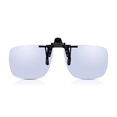 Clip-on Gafas de Ordenador de Read Optics: Anti Luz Azul + TAC Polarizadas + Antireflejos + Filtro UV-400. Para Pantalla Digital, Teléfono, TV, Juegos de PC. Ayuda a la Fatiga Ocular, Jaqueca, Dormir