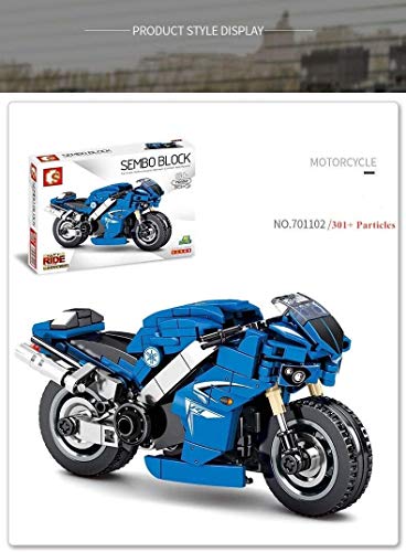 Conjunto de edificios de moto, Harley Motors 300+ kit de construcción para modelo de motocicleta, conjuntos de bloques de construcción compatibles con LEGO Technic, modelo de exhibición de superbike c