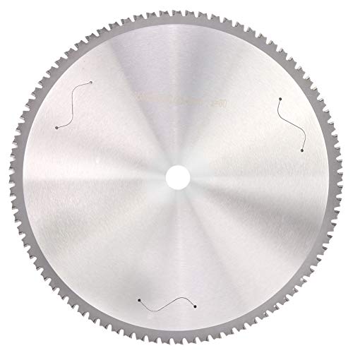 Disco de corte de metal, hoja de sierra circular con 80 dientes, acero de alta velocidad, 355 x 2,6 x 2,0 x 25,4 mm