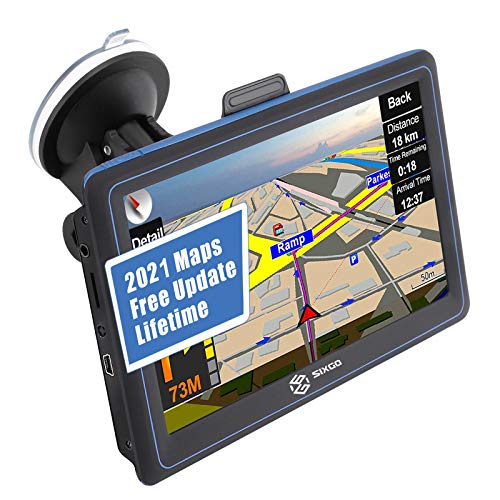 Dispositivo De NavegacióN De NavegacióN por SatéLite para Camiones para AutomóViles SIXGO NavegacióN AutomóViles De Pasajeros ActualizacióN De Mapa De 7 Pulgadas POI 2020 ActualizacióN De Mapa De