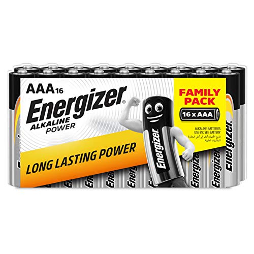 Energizer Alkaline Power -Pack de 16 pilas Alcalinas AAA/LR03