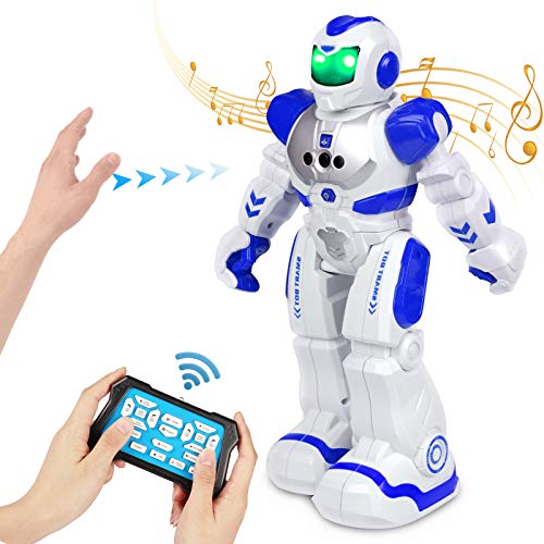 FORMIZON Robot de Control Remoto, Gestos Control Robots, Robots Recargable Multifuncionales Robots Programable Cantando y Bailando para Niños