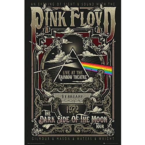 GB eye Ltd POSTER PINK FLOID RAINBOW THEATRE, Solo, Varios Colores, 61x91.5cm