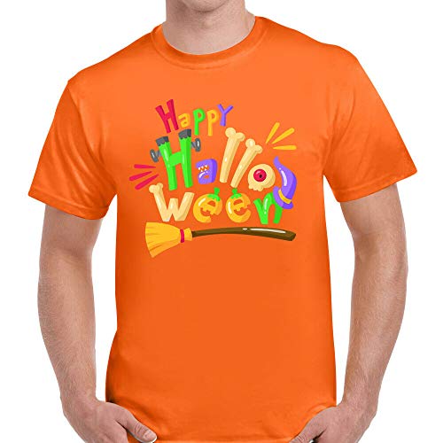 GZA Halloween Spooky Scary Happy Hallo Ween T Shirt Orange XL