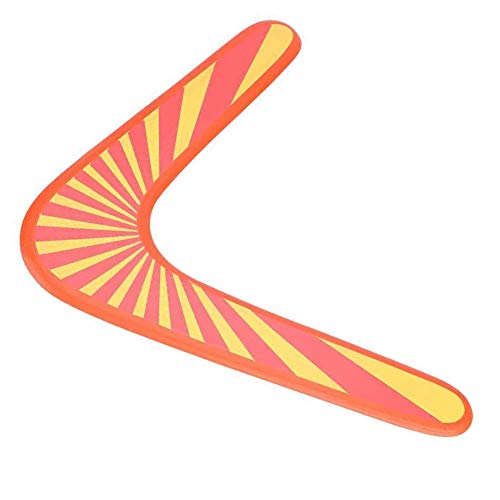 INTVN Boomerang, Boomerang de Madera Estable en Forma de V Que Regresa Disco Volador Catch Saucer Spots Juguete de Boomerang Volado, Perfecto Regalo de cumpleaños de Navidad Juguetes Regalo