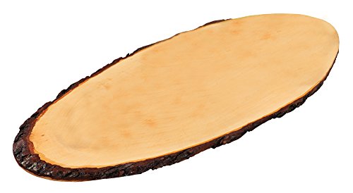 Kesper - Tabla de servir (madera de aliso), color marrón, talla 50 - 59 cm longitud x 20 cm, 1.8 cm espesor