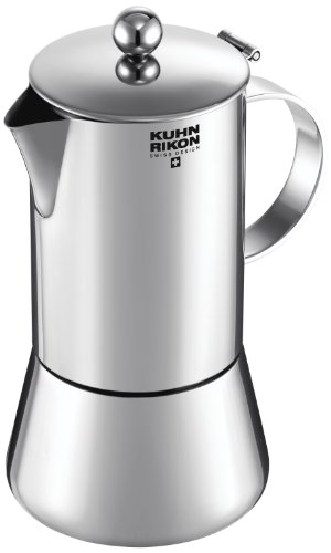 Kuhn Rikon 38094 Cafetera Italiana Espresso Juliette Acero Inoxidable 0,3L 6 Tazas inducción
