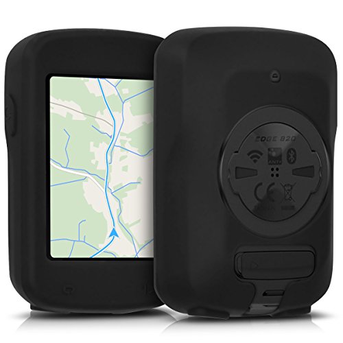kwmobile Funda Compatible con Garmin Edge 820 / Explore 820 - Carcasa de Silicona para GPS - Cover en Negro