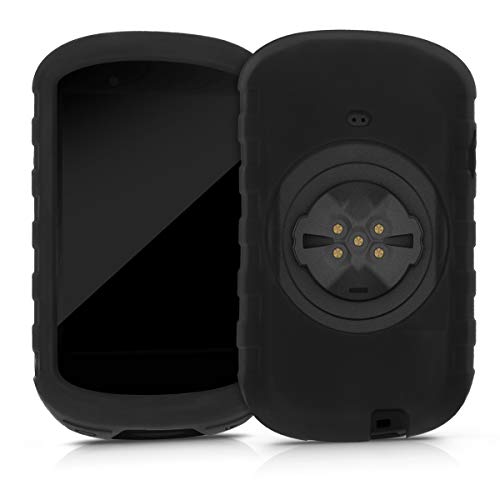 kwmobile Funda Compatible con Garmin Edge 830 - Carcasa de Silicona para GPS - Cover en Negro