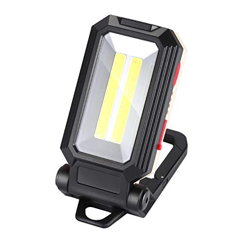 Luz de Trabajo LED Portátil Foco LED Recargable Luz de Inundación Luz de Inspección LED COB Lámpara de Inspección Magnética Para la Reparación de Automóviles, Camping, Luces de Seguridad de Emergencia
