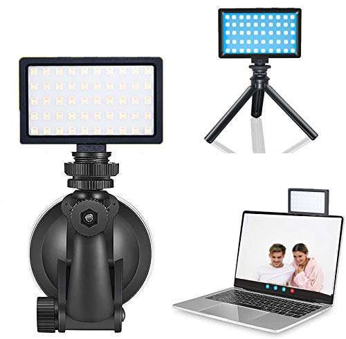 Luz de Video LED Cámara,RGB Luz de Video Portable 3200K-5600K CRI 95,Batería de Incorporada,Adecuado para Phone, iPhone, Android, iPad, fotografía