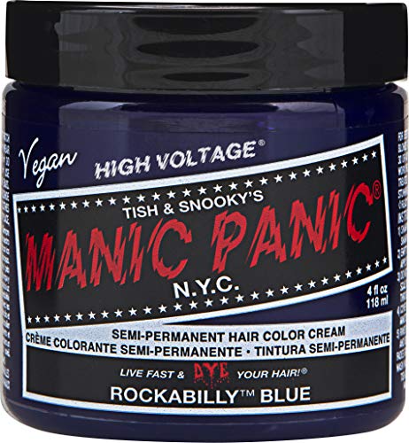 Manic Panic - Rockabilly Blue Classic Creme Vegan Cruelty Free Semi-Permanent Hair Colour 118ml