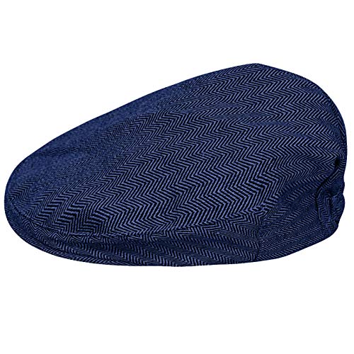 mintgreen Infantil Tapas Planas Sombrero de Espiga de Tweed, Azul Real, 4-5 años (Tamaño del Fabricante: 54)