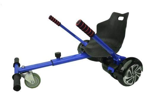 OVIBOARD Silla, Asiento de Hoverboard, Kart para Patinete, Adaptable 6.5 8 y 10 Pulgadas (Azul)