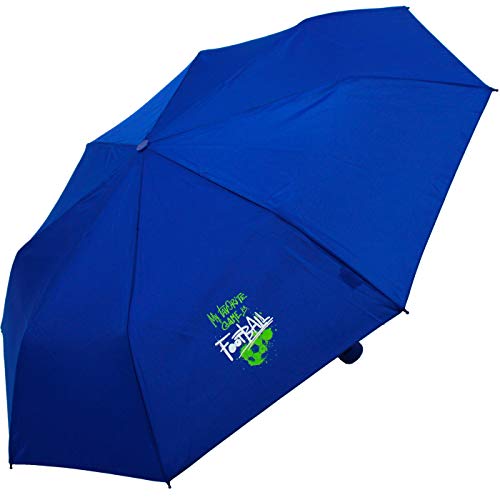 Paraguas infantil pequeño de bolsillo, color azul