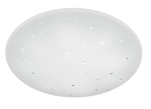 Reality Plafón decorativo moderno Achat, LED integrado 80% ahorro de energía, 45 W, Blanco