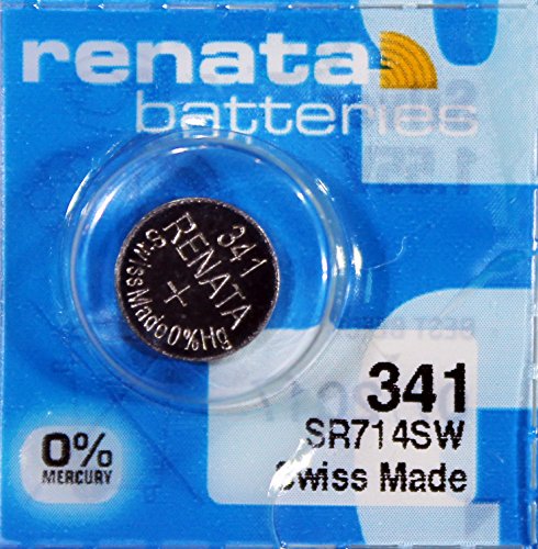 Renata - Pila botón óxido de plata 341 RENATA 1.55V 15mAh - Blister(s) x 1