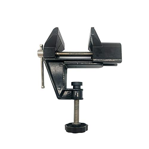 Sourcemall Mini tornillo de banco pequeño abrazadera de mesa Hobby Herramienta de reparación de manualidades (rango de sujeción: 0-2 pulgadas)
