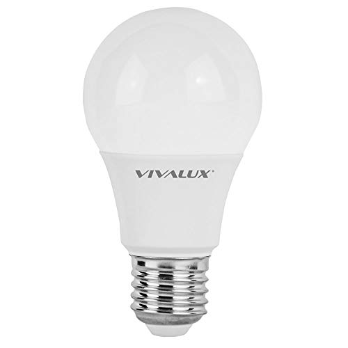 VivaLux Largo LGL LED 12W E27 Bombilla LED 12W, E27, 12W, E27, 220 a 240 V, A65 LED, forma de bombilla estándar VIVA (luz fría 6400K)