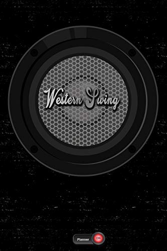 Western Swing Planner: Boom Box Speaker Western Swing Music Calendar 2020 - 6 x 9 inch 120 pages gift
