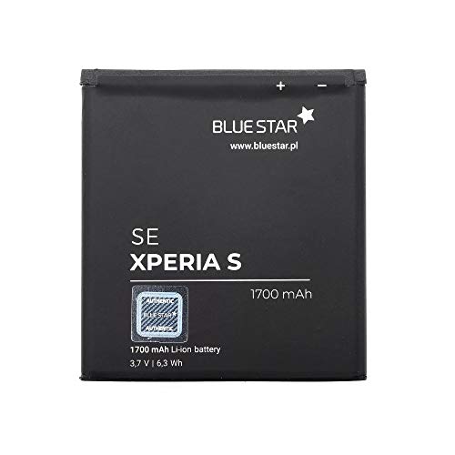Blue Star Premium - Batería de Li-Ion Litio 1700 mAh de Capacidad Carga Rapida 2.0 Compatible con el Sony Xperia S lt26i / Xperia V