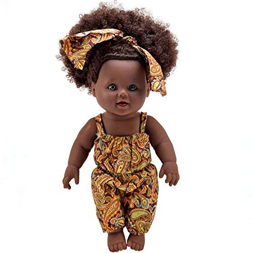 Buty Muñecas Africana muñeca muñecas del Juego para niñas bebés con el Pelo Rizado niños para el Regalo de cumpleaños