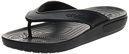 Crocs Classic II Flip, Chanclas Unisex Adulto, Negro (Black 001), 37/38 EU