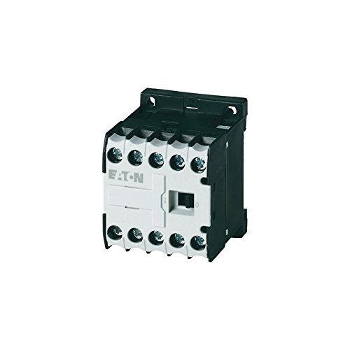 Eaton DILEM-10(230V50HZ,240V60HZ) Mini Contactor de Potencia, 3 Polos con 1 NO, 4 kW/400 V/AC3, 230 V 50 Hz, 240 V 60 Hz