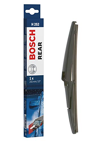 Escobilla limpiaparabrisas Bosch Rear H252, Longitud: 250mm – 1 escobilla limpiaparabrisas para la ventana trasera