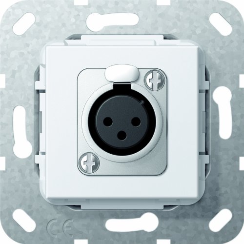 Gira 566703 XLR - Accesorio para conector (serie D), color blanco