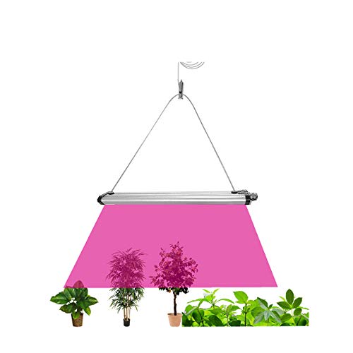 Lumini Lámpara de crecimiento LED de espectro completo, regulable, para interior y plantas hidropónicas, vegetable con mando a distancia (Bar30H Plant)