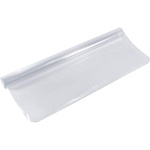 Mantel protector de mesa de comedor Mantel Transparente de PVC Plástico Grueso Impermeable para Mesa Cocina 1mm(70x120cm/27.56x47.24in)