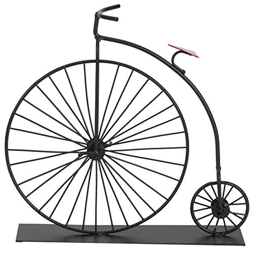 Mini modelo de bicicleta, mini modelo de bicicleta Modelo retro con estilo bicicleta para la oficina en casa, mini bicicleta de metal vintage con revestimiento de pintura retro modelo de bicicleta con