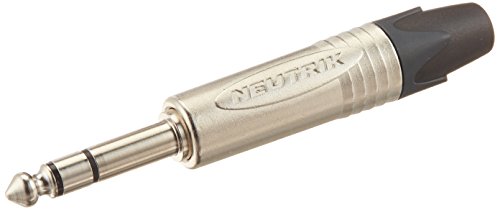 Neutrik NP3X 6,35 mm Jack Conector Níquel Vivienda niquelado Contacto 3-Pin