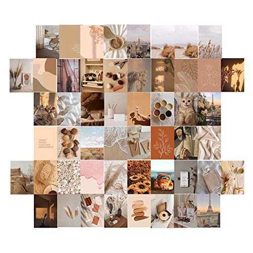 OOTD Kit de Collage de Pared, 50 Piezas Life Aesthetic Dormitorio Carteles Mixtos Imágenes 11 16 cm Arte fotográfico Decoración de habitación para Adolescentes Carteles pequeños Kit de decoración